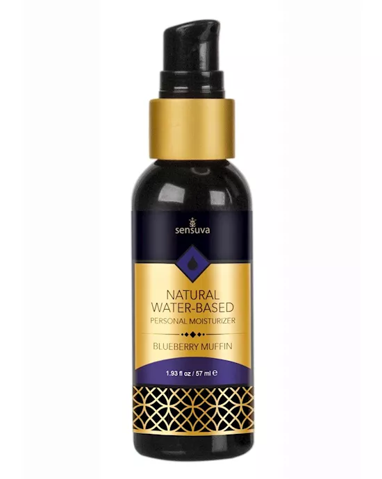 Natural Water-Based Personal Moisturizer - Blueberry Muffin - 59ml