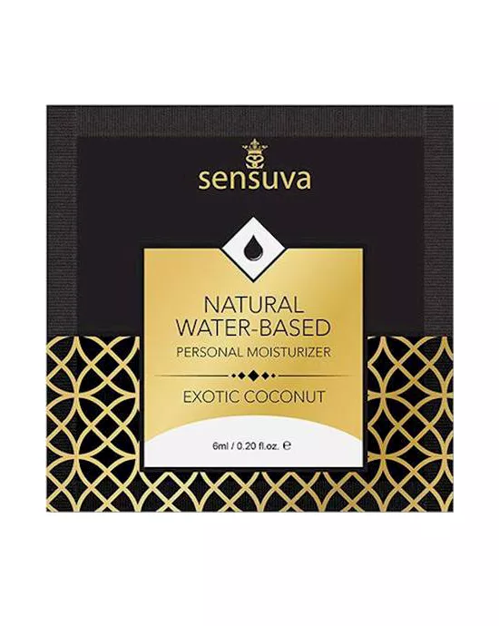 Natural Water-Based Personal Moisturizer - Exotic Coconut - 6ml