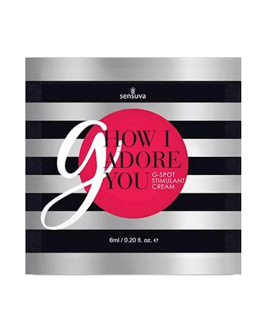 G, How I Adore You G-Spot Enhancement Cream - 6ml