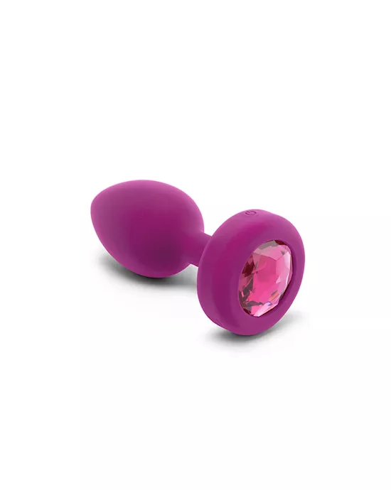 b-Vibe Vibrating Jewel Plug - 3.8 Inch