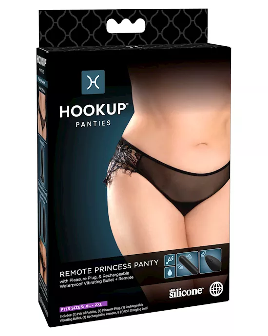 Vibrating Butt Plug Panties - OS/XL