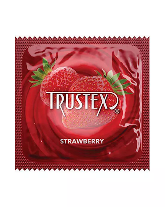 Trustex Strawberry Flavored Condom - Single