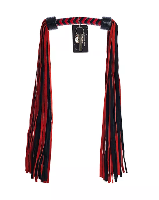 Bound X Double Ended Suede Flogger