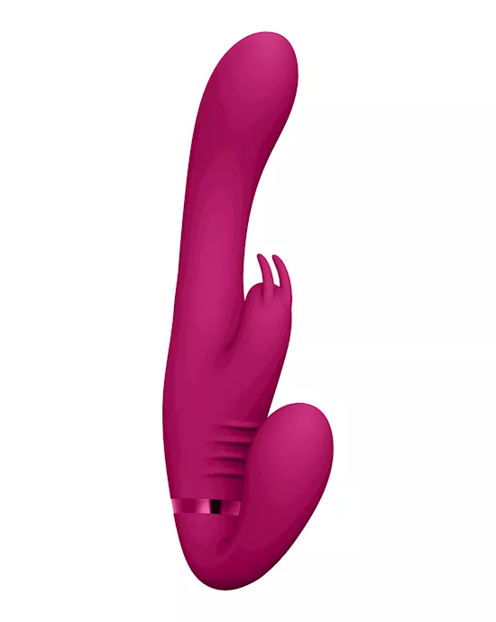 Suki - Vibrating Strapless Strap on Rabbit
