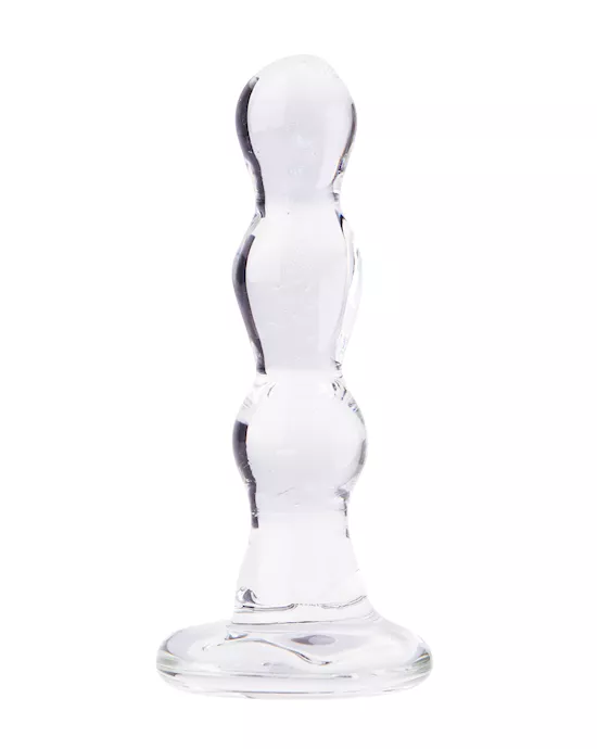 Lucent Utopia Glass Bead Butt Plug