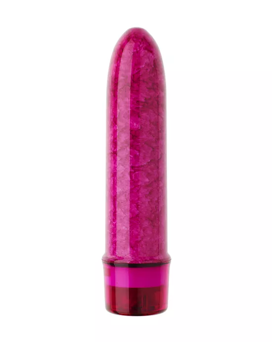 Joya Pattern Bullet Vibrator - Bright Pink