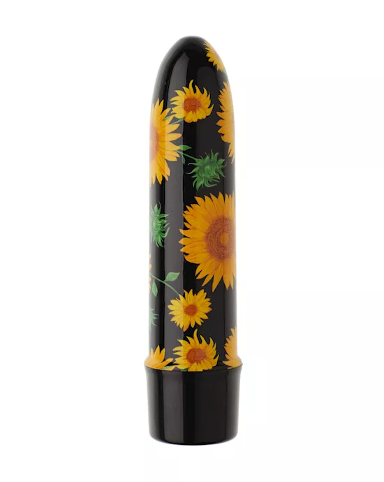 Joya Pattern Bullet Vibrator - Sunflowers
