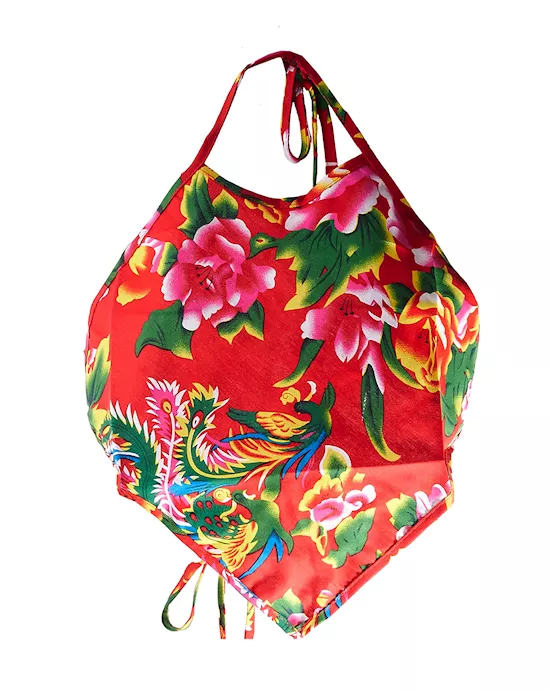 North-east Flower Pattern Handkerchief Top