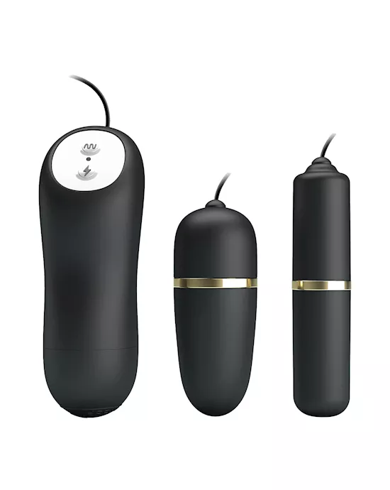 E-Stim Double Vibro Bullets