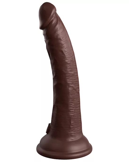 King Cock Elite Dual Density Vibe Silicone Dildo