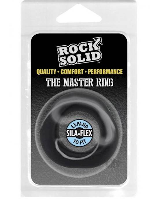 Rock Solid The Master Ring Black