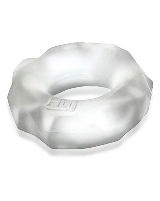 Hunkyjunk Fractal Tactile Cockring Clear Ice