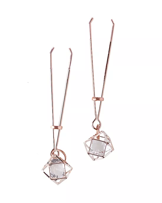 KinKi Nipple Clamps with Gem