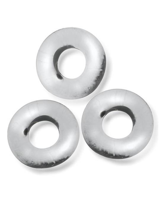 FAT WILLY 3pack jumbo cockrings CLEAR