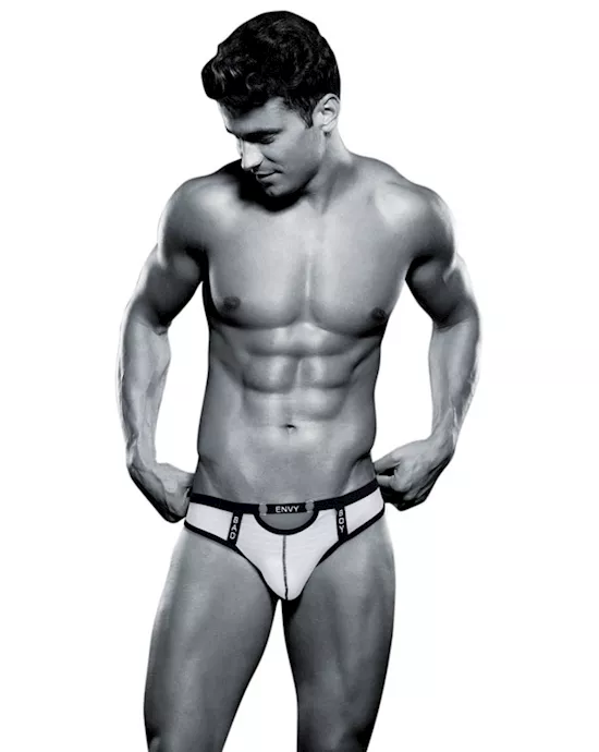 Envy Bad Boy Thong - White - M/L BX