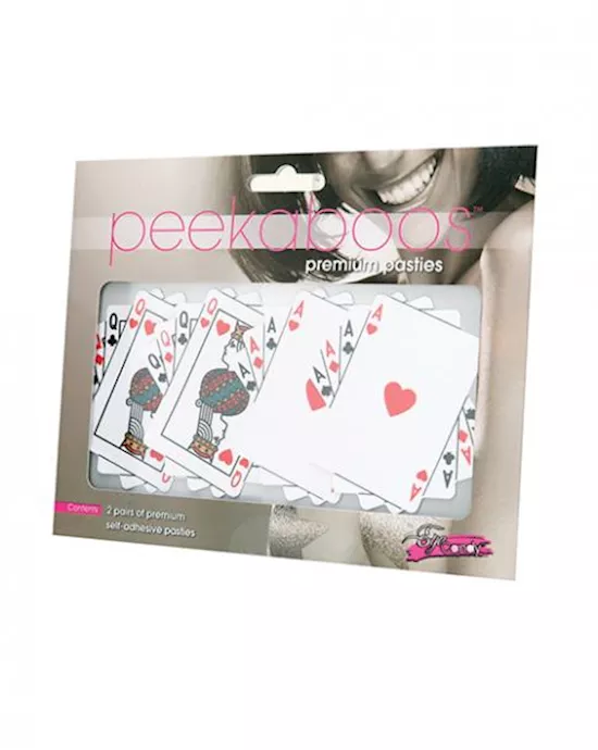 Peekaboo Queens And Aces White