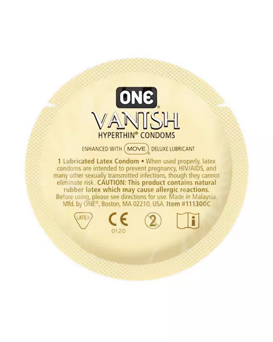 One Vanish Hyperthin Condoms 48 Pack