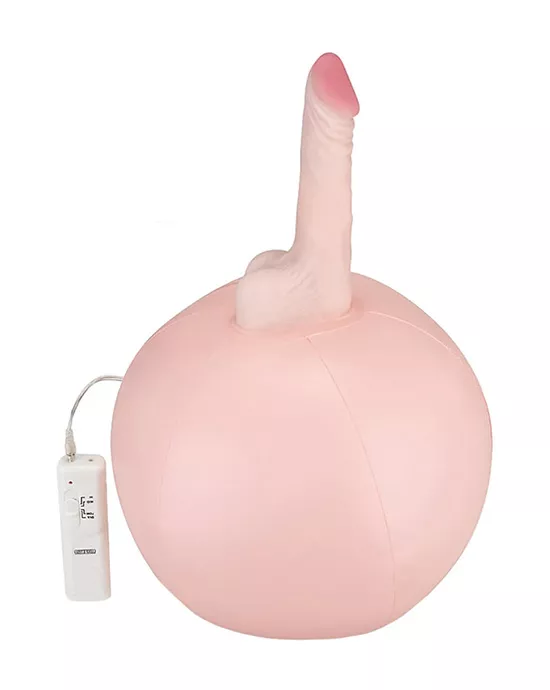 Lux F Inflatable Sex Ball w/Vibe Dildo