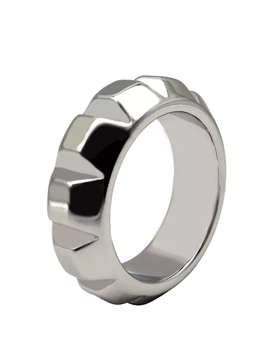 Kinki Tyrant Studded Steel Cock Ring