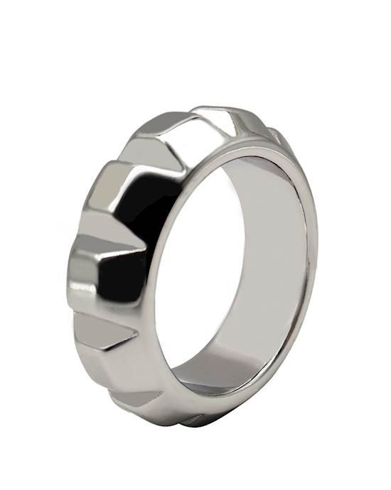 KinKi Tyrant Studded Steel Cock Ring