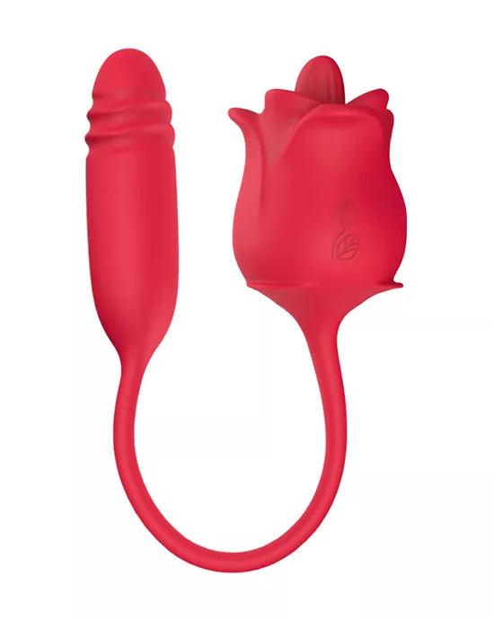 Amore Frisky Flower with Thrusting Tail Licking Rose Vibe