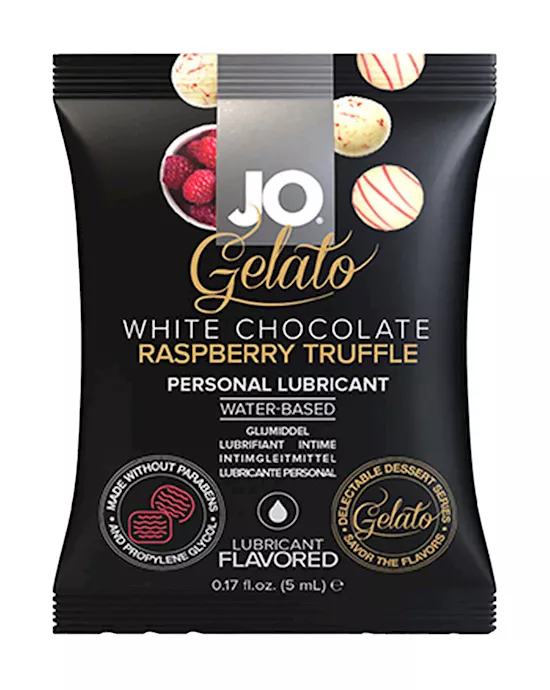 JO Gelato White Choc Raspberry Lubricant 5ml