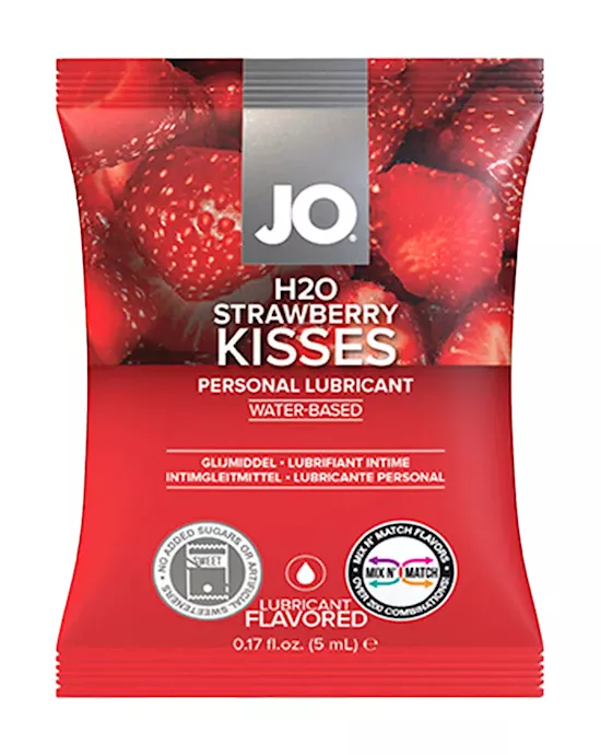 JO H2O Strawberry Kisses Lubricant 5ml