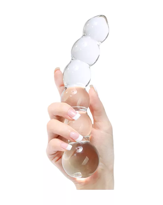 Lucent Beaded Glass Wand