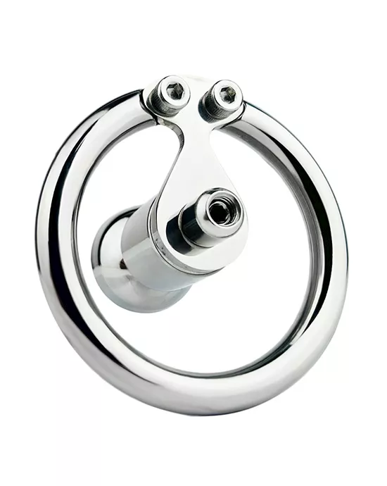 Teardrop Hex Locked Inverted Chastity Cage