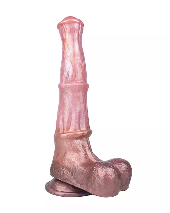 Wild Brawny Mustang Fantasy Dildo with Balls