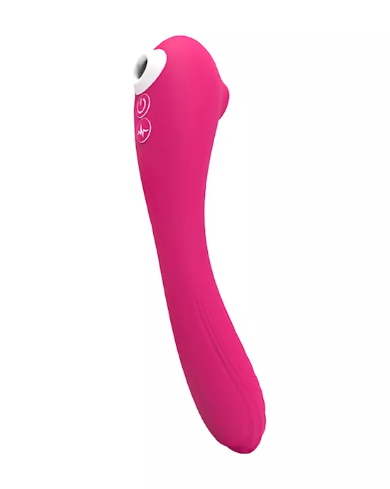 Bendable Double-Ended Suction Vibe