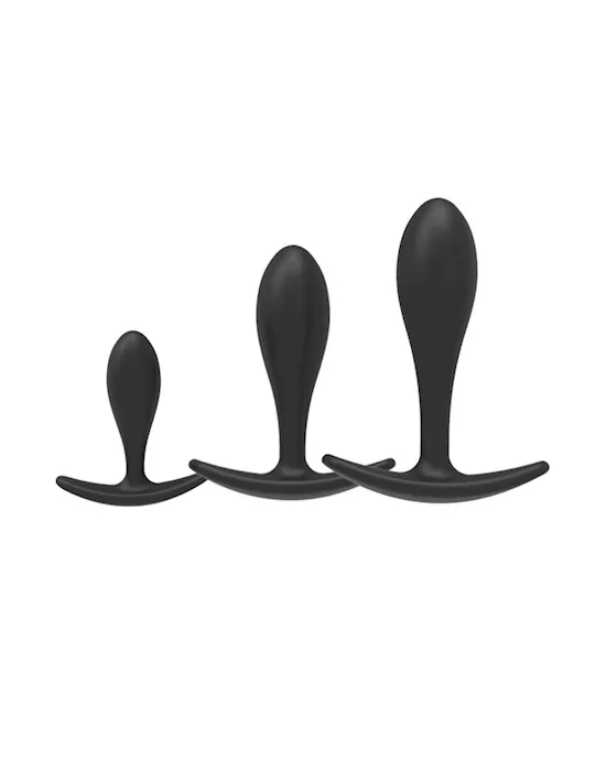 Mini Silicone Anal Plug Set