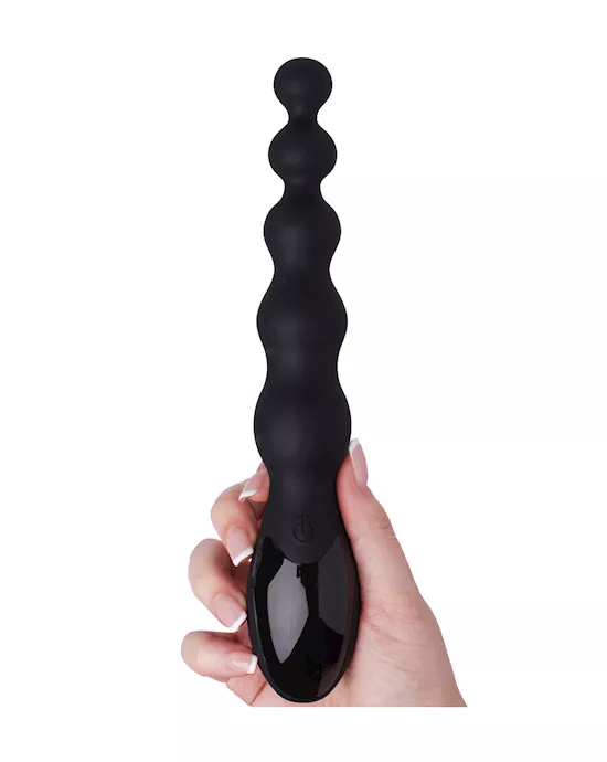 Vibrating Anal Beads With Led Screen