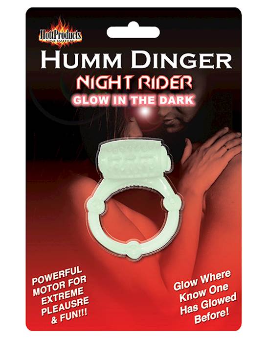 Humm Dinger Vibrating Cockring  Glow in the Dark