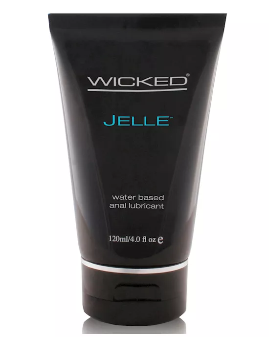 Wicked Sensual Care Jelle Water Based Anal Lubricant - 4 oz Fragrance Free