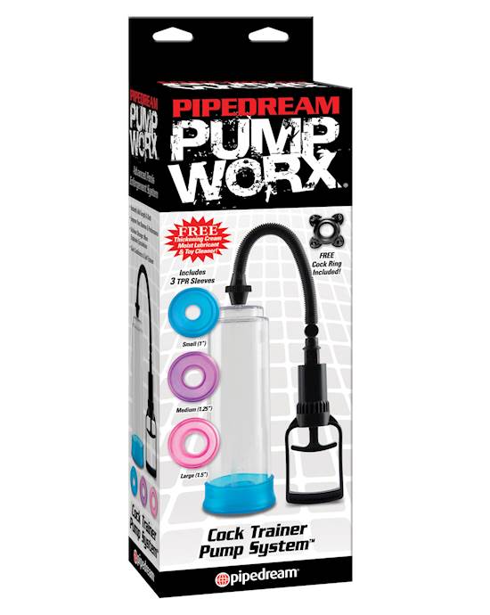 Pump Worx Cock Trainer Pump System w3 TPR Sleeves