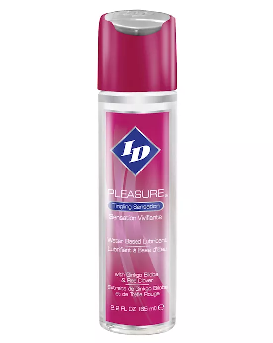 Id Pleasure Waterbased Tingling Lubricant - 2.2 Oz Flip Cap Bottle