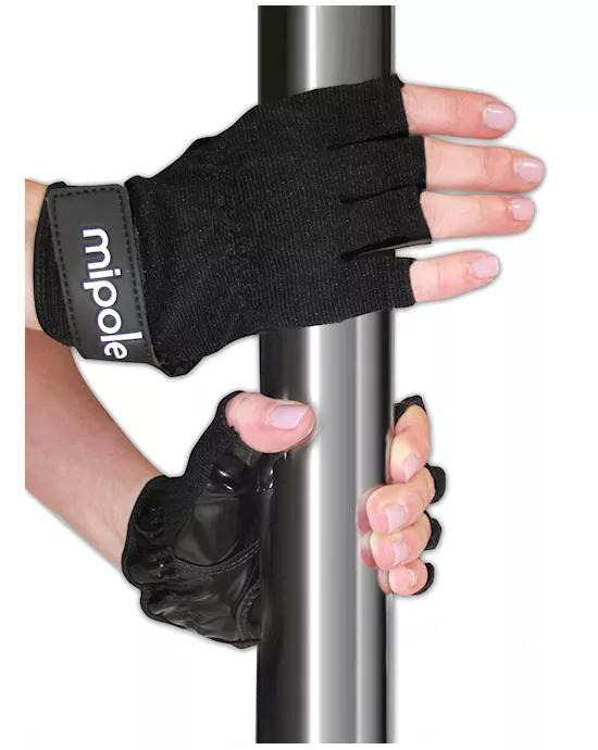 Mipole Dance Pole Gloves (Pair) Medium - Black