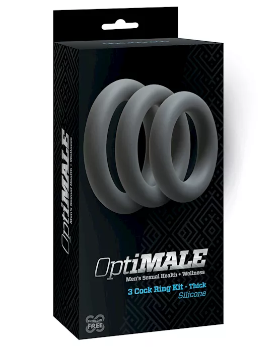 OptiMale C Ring Kit Thick - Slate
