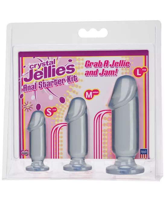 Crystal Jellies Anal Starter Kit - Clear