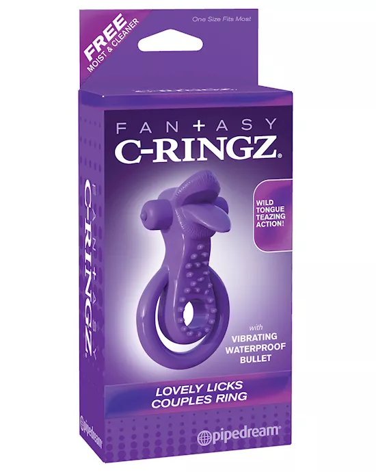 Fantasy C-Ringz Lovely Licks Couples Ring  - Purple