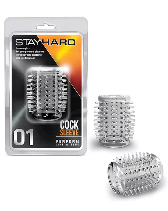 Blush Stay Hard Cock Sleeve 01 - Clear