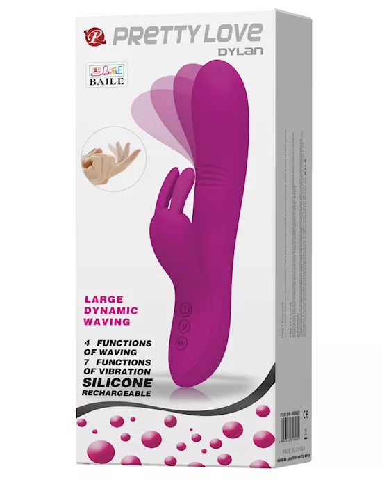 Pretty Love Dylan Bunny Ears Come Hither Rabbit 11 Function - Fuchsia