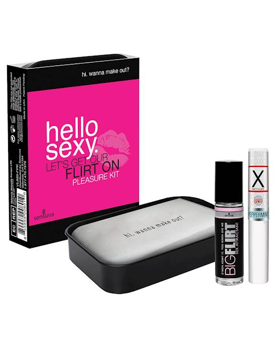 Sensuva Hello Sexy Let039s Get Our Flirt On Pleasure Kit