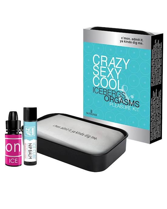 Sensuva Crazy Sexy Cool Icebergs amp Orgasms Pleasure Kit