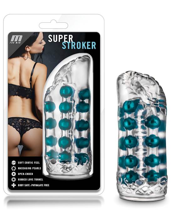 Blush M for Men Super Stroker  Clear