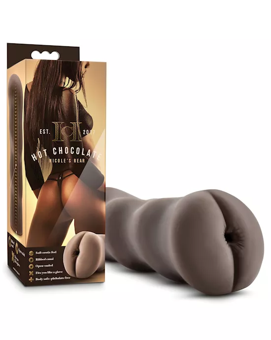 Blush Hot Chocolate Nicole's Rear Stroker - Chocolate