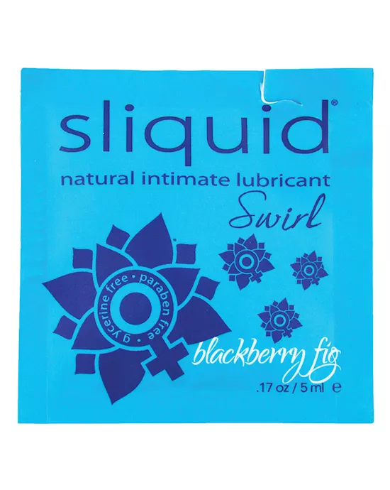 Sliquid Naturals Swirl Lubricant Pillow - .17 oz Fig