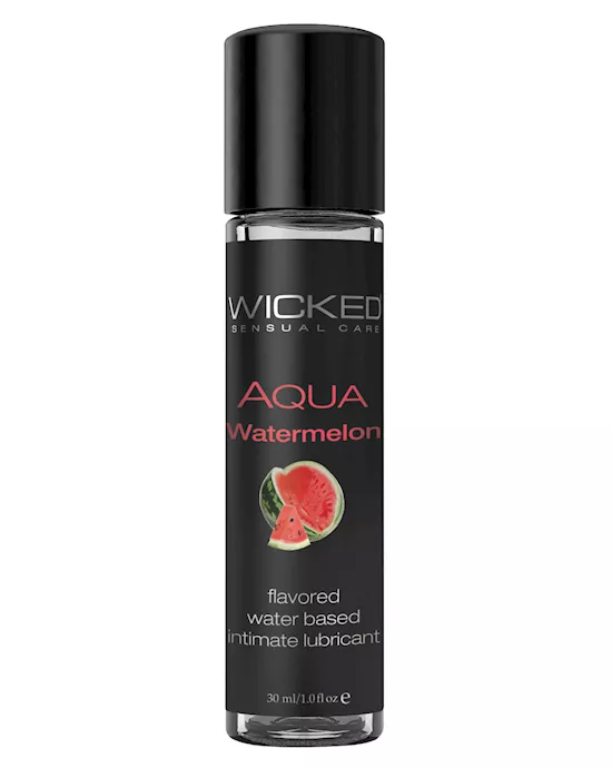 Wicked Sensual Care Aqua Water Based Lubricant - 1 oz Watermelon