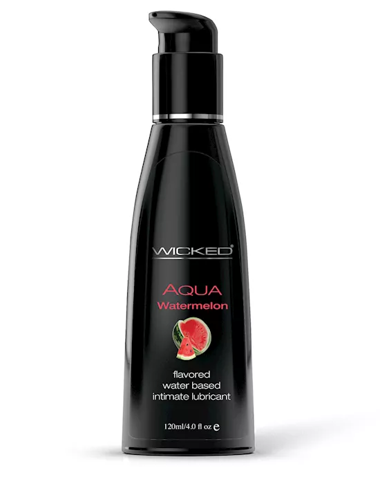 Wicked Sensual Care Aqua Water Based Lubricant - 4 Oz Watermelon